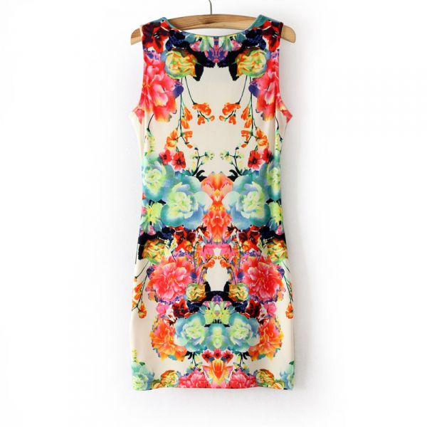 Vestido Floral Slim Grife H&M